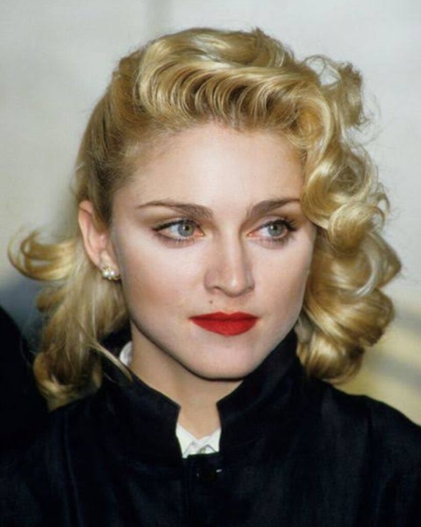 Classic Madonna 80s hairstyle